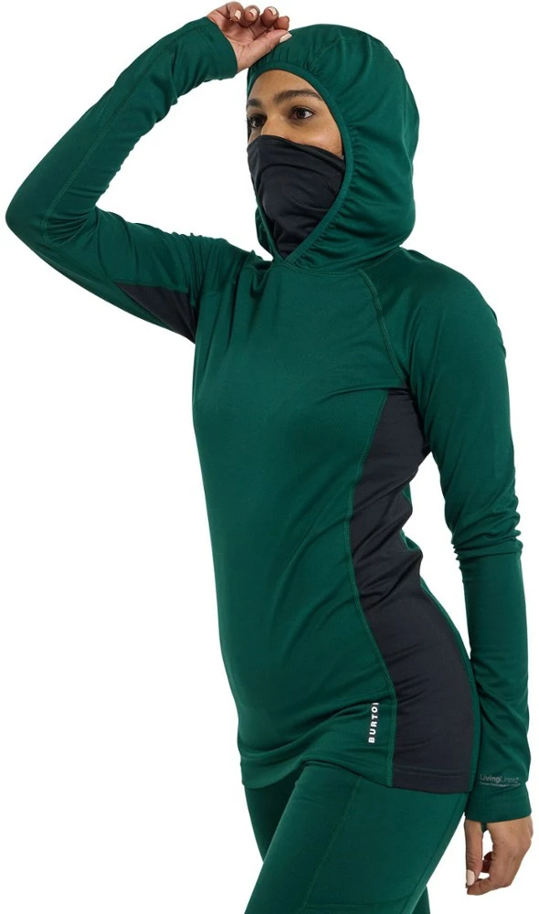 Burton Midweight X Base Layer Long Neck Hoodie - Women's 2 Burton Midweight X Base Layer Long Neck Hoodie - Women's - Image 2